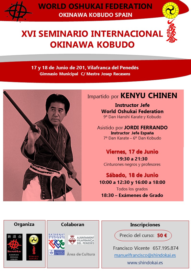 XVI Curso Internacional Kobudo Oshukai