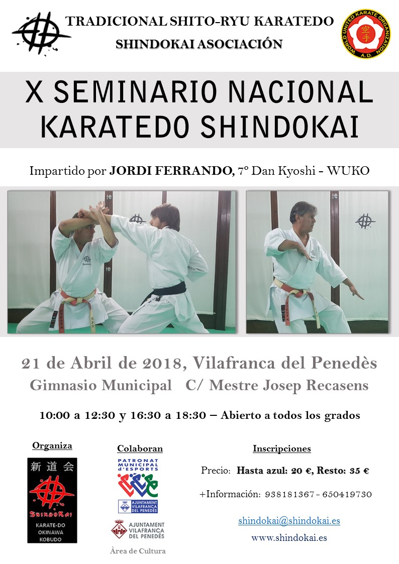 X Seminario internacional karate Shindokai